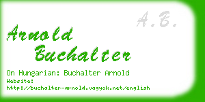 arnold buchalter business card